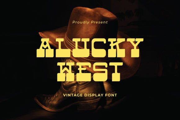 Alucky West: A Vintage Display Font for Authentic Editorial Design