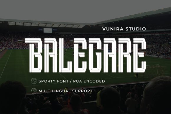 Balegare: The Dynamic Typeface for Bold Editorial Design