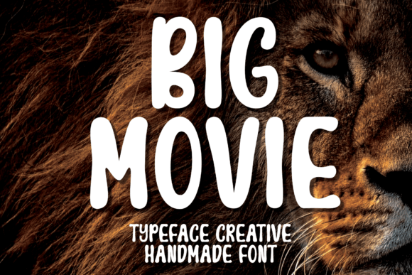 Big Movie: The Friendly Display Typeface for Handmade Brands