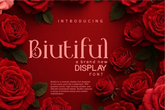 Biutiful: The Elegant Display Font for Premium Branding Projects