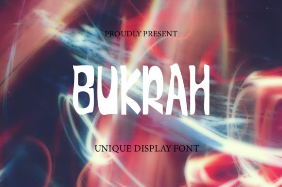 Bring Your Shop to Life with the Bukrah Display Font