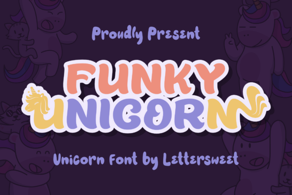 Bringing Magic to Your Shop with the Funky Unicorn Typeface