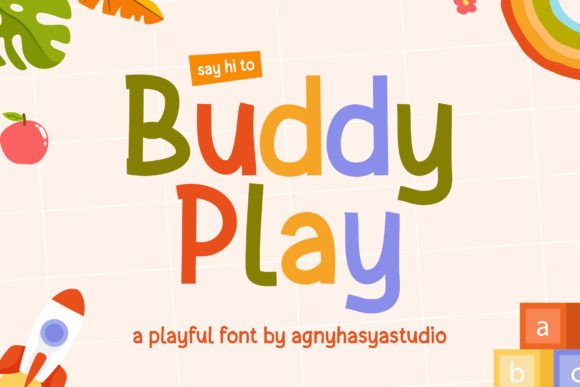 Buddy Play: The Perfect Display Font for Handmade Labels and Shop Branding