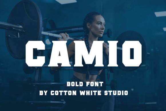 Camio: A Sporty Display Font for Dynamic Brand Identity Projects