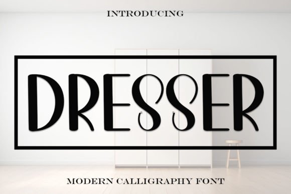 Dresser Font: A Handwritten Display Typeface for Modern Web Design