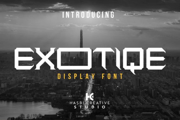 Exotiqe: The Bold Display Font That Elevates Small Business Branding