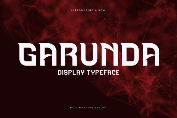 Garunda: A Modern Display Font for Editorial Elegance
