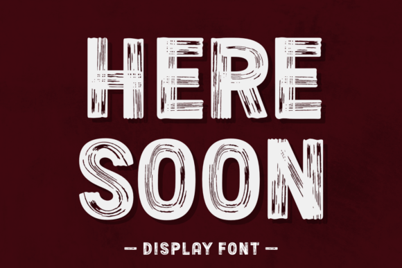 Here Soon: A Vintage-Inspired Font for Editorial Design
