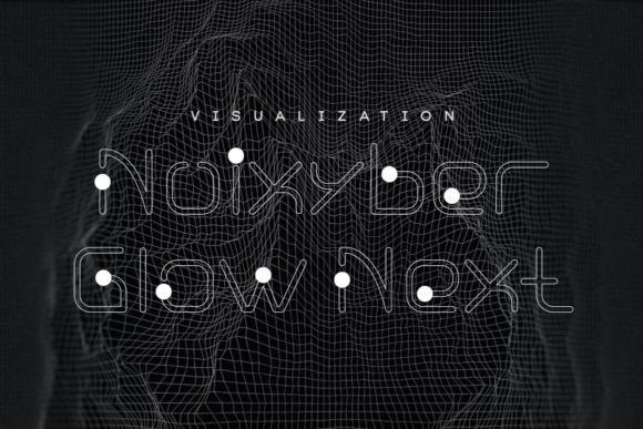 Nuixyber Glow Next: A Vibrant Display Typeface for Editorial Design