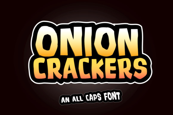 Onion Crackers: The Natural Rough Typeface for Bold Branding