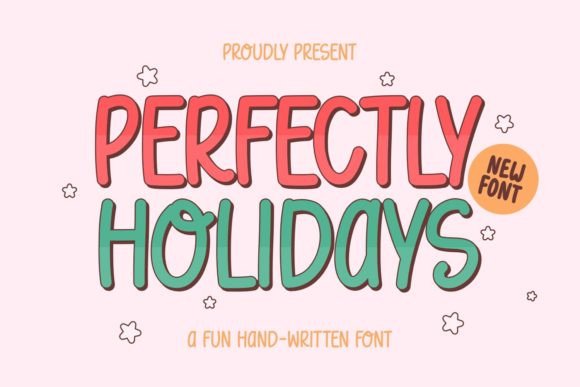 Perfectly Holidays: The Joyful Display Font for Handmade Creators