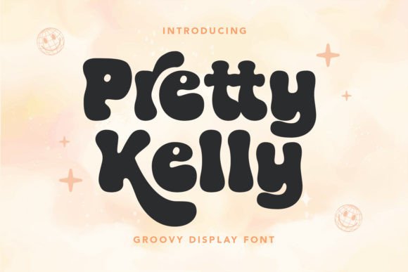 Pretty Kelly: A Groovy Display Font for Modern Editorial Design