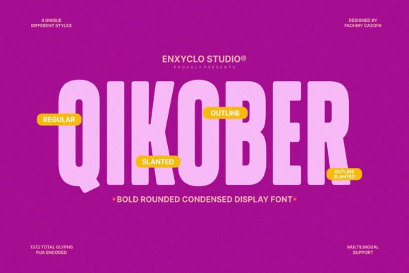Qikober: The Bold Rounded Typeface for Modern Web Design