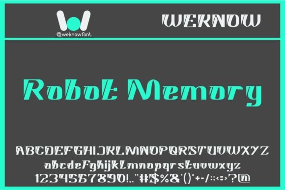 Robot Memory: The Sci-Fi Display Font That Elevates Editorial Design