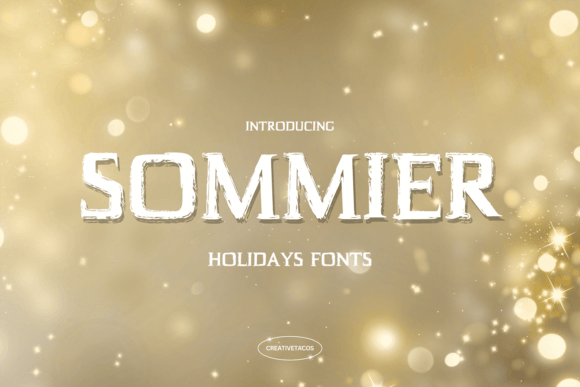 Sommier: A Playful Display Font for Bold Branding Projects