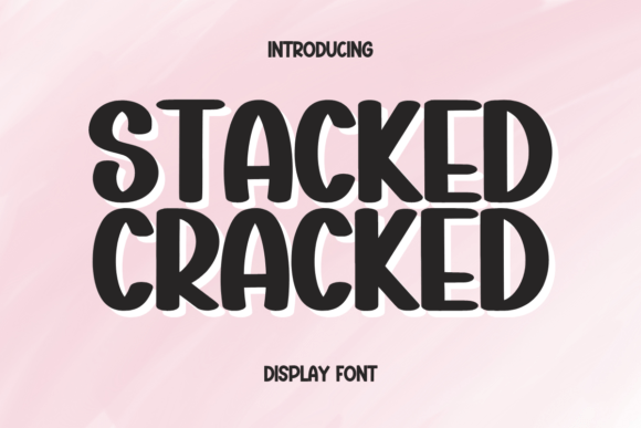 Stucked Cracked: The Premium Display Font for Polished Brand Identity