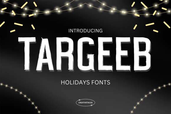 Targeeb: A Bold Brush Typeface for Standout Brand Identity