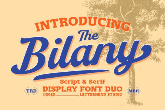 The Bilany: A Premium Display Font Duo for Authentic Brand Identity