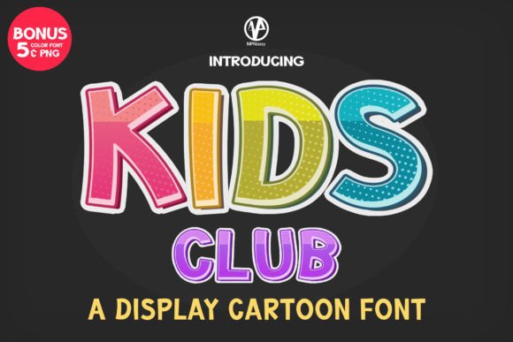 Upgrade Your Brand with the Kids Club Typeface for Playful Design