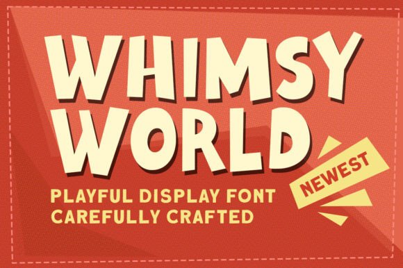 Whimsy World: The Bold Display Typeface for Memorable Web Experiences